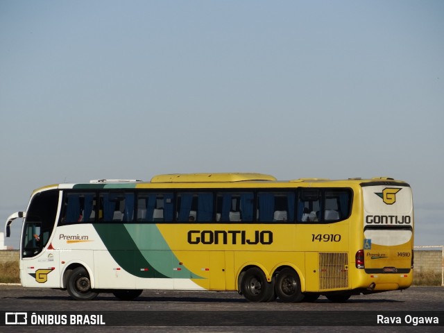 Empresa Gontijo de Transportes 14910 na cidade de Vitória da Conquista, Bahia, Brasil, por Rava Ogawa. ID da foto: 10112817.