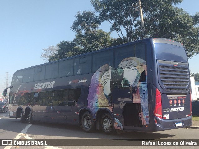 Eucatur - Empresa União Cascavel de Transportes e Turismo 5535 na cidade de São Paulo, São Paulo, Brasil, por Rafael Lopes de Oliveira. Número da foto: #10111436.
