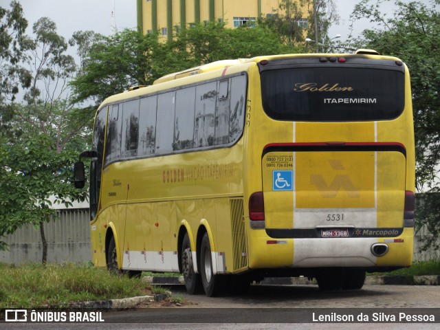 Viação Itapemirim 5531 na cidade de Caruaru, Pernambuco, Brasil, por Lenilson da Silva Pessoa. ID da foto: 10112257.