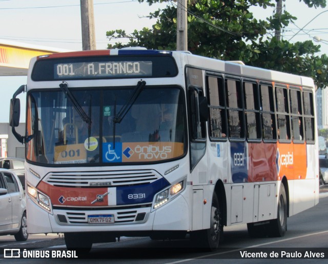 Capital Transportes 8331 na cidade de Aracaju, Sergipe, Brasil, por Vicente de Paulo Alves. Número da foto: #10115398.
