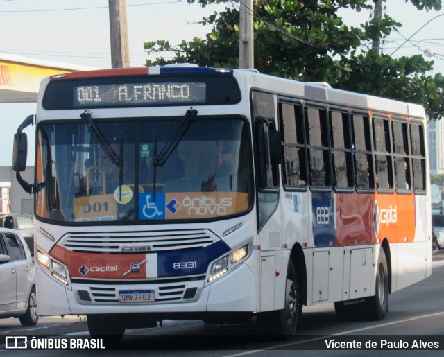 Capital Transportes 8331 na cidade de Aracaju, Sergipe, Brasil, por Vicente de Paulo Alves. ID da foto: 10115398.