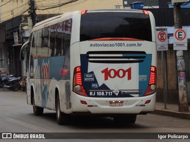 Auto Viação 1001 RJ 108.717 na cidade de Barão de Cocais, Minas Gerais, Brasil, por Igor Policarpo. Número da foto: #10115875.