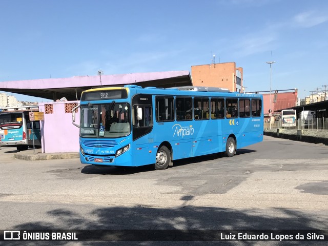 Viação Nossa Senhora do Amparo RJ 186.105 na cidade de Niterói, Rio de Janeiro, Brasil, por Luiz Eduardo Lopes da Silva. ID da foto: 10114973.