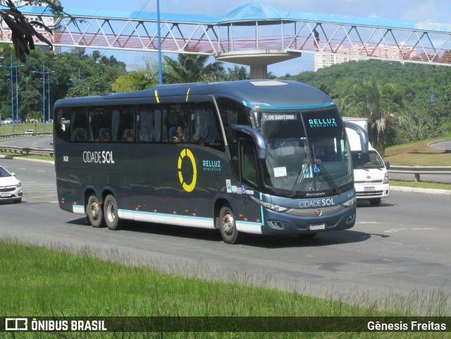 Viação Cidade Sol 8620 na cidade de Salvador, Bahia, Brasil, por Gênesis Freitas. Número da foto: #10116924.