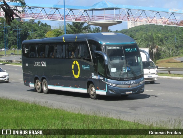 Viação Cidade Sol 8620 na cidade de Salvador, Bahia, Brasil, por Gênesis Freitas. ID da foto: 10116924.