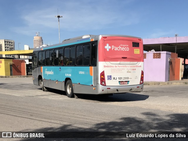 Auto Ônibus Fagundes RJ 101.200 na cidade de Niterói, Rio de Janeiro, Brasil, por Luiz Eduardo Lopes da Silva. Número da foto: #10114986.