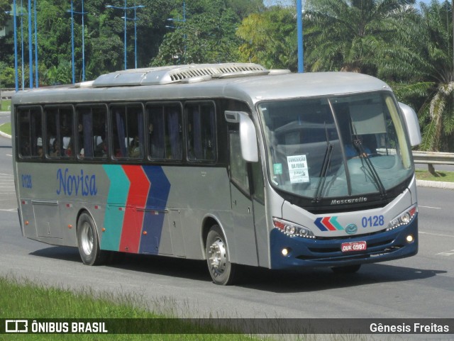 Novisa Transportes Rodoviários e Serviços 0128 na cidade de Salvador, Bahia, Brasil, por Gênesis Freitas. ID da foto: 10116848.