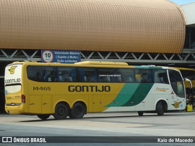 Empresa Gontijo de Transportes 14465 na cidade de Rio de Janeiro, Rio de Janeiro, Brasil, por Kaio de Macedo. ID da foto: 10116231.