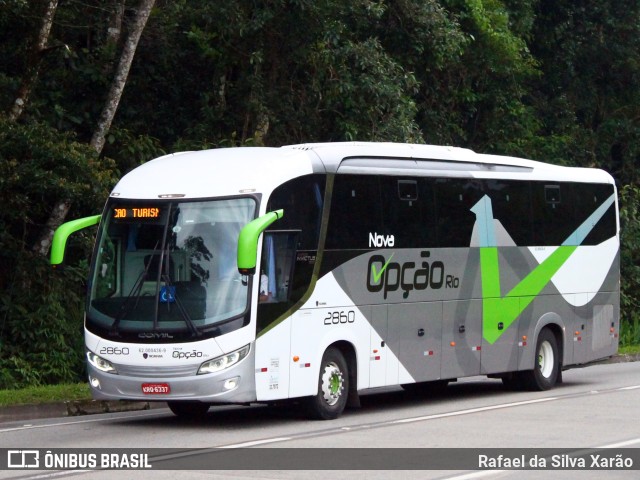 Nova Opção Turismo 2860 na cidade de Petrópolis, Rio de Janeiro, Brasil, por Rafael da Silva Xarão. ID da foto: 10116906.