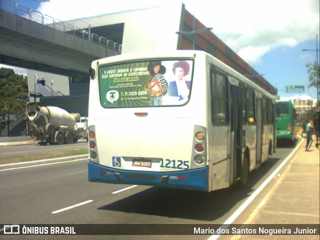 Concessionária Salvador Norte - CSN Transportes 12125 na cidade de Salvador, Bahia, Brasil, por Mario dos Santos Nogueira Junior. ID da foto: 10114972.