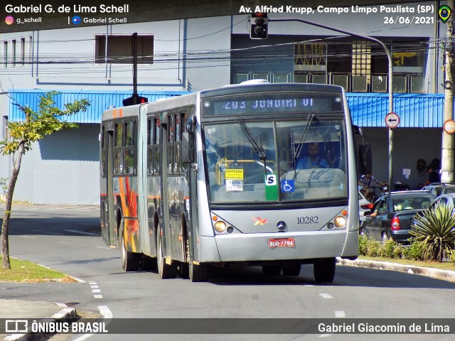 Rápido Campinas 10282 na cidade de Campo Limpo Paulista, São Paulo, Brasil, por Gabriel Giacomin de Lima. Número da foto: #10119263.
