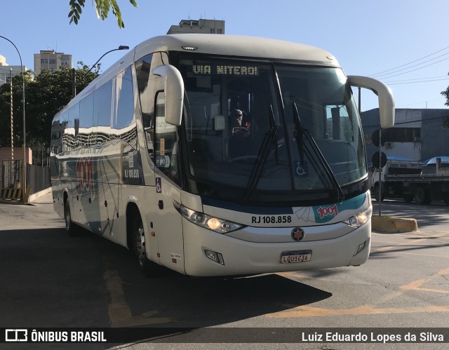 Auto Viação 1001 RJ 108.858 na cidade de Niterói, Rio de Janeiro, Brasil, por Luiz Eduardo Lopes da Silva. Número da foto: #10119322.