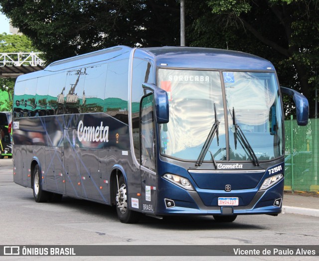 Viação Cometa 721501 na cidade de São Paulo, São Paulo, Brasil, por Vicente de Paulo Alves. ID da foto: 10119424.