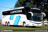 LopeSul Transportes - Lopes e Oliveira Transportes e Turismo - Lopes Sul 2087 na cidade de Cascavel, Paraná, Brasil, por Daniel Budal de Araújo. ID da foto: :id.