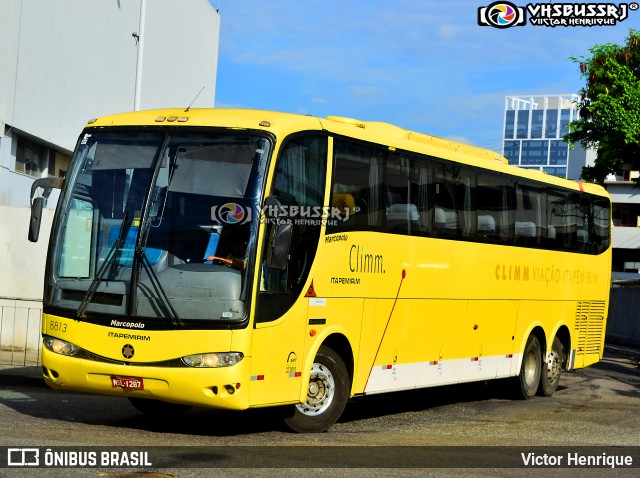 Viação Itapemirim 8813 na cidade de Rio de Janeiro, Rio de Janeiro, Brasil, por Victor Henrique. ID da foto: 10122171.