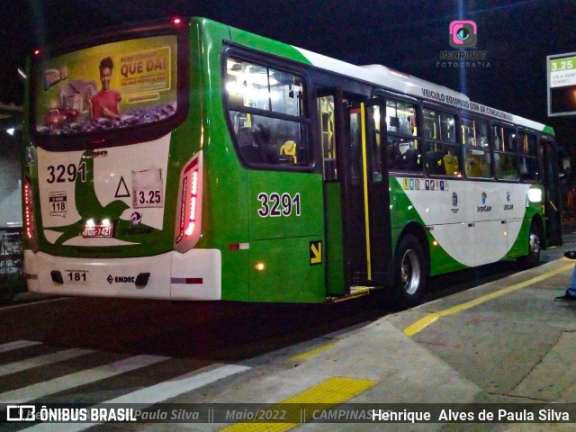 VB Transportes e Turismo 3291 na cidade de Campinas, São Paulo, Brasil, por Henrique Alves de Paula Silva. ID da foto: 10120325.