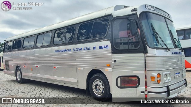 SilverBus 6845 na cidade de Curitiba, Paraná, Brasil, por Lucas Weber Calizario. ID da foto: 10122998.