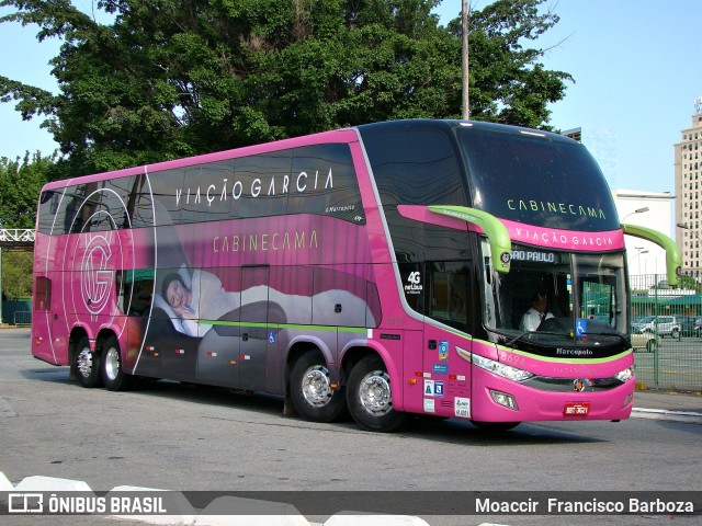 Viação Garcia 8694 na cidade de São Paulo, São Paulo, Brasil, por Moaccir  Francisco Barboza. Número da foto: #10122466.