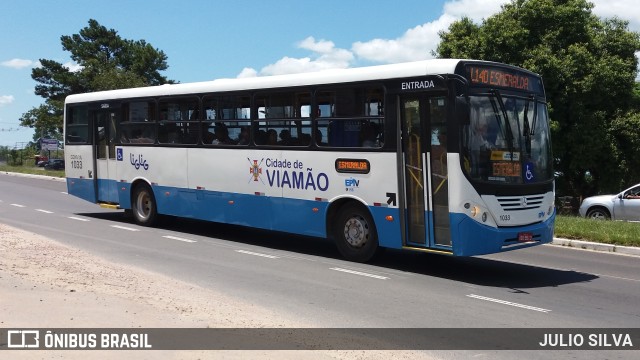 Empresa de Transporte Coletivo Viamão 1033 na cidade de Viamão, Rio Grande do Sul, Brasil, por JULIO SILVA. Número da foto: #10123042.