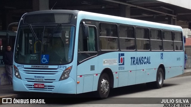 Transcal Sul Transportes Coletivos 24173 na cidade de Porto Alegre, Rio Grande do Sul, Brasil, por JULIO SILVA. Número da foto: #10123225.