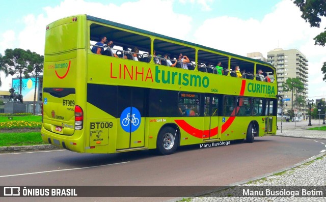 Transporte Coletivo Glória BT009 na cidade de Curitiba, Paraná, Brasil, por Manu Busóloga Betim. ID da foto: 10120050.