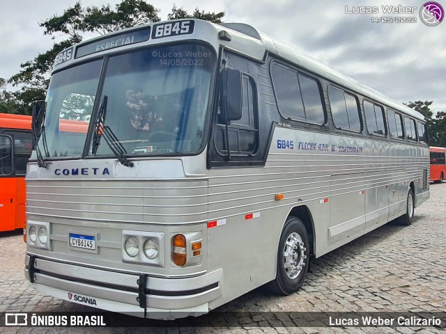 SilverBus 6845 na cidade de Curitiba, Paraná, Brasil, por Lucas Weber Calizario. ID da foto: 10123003.