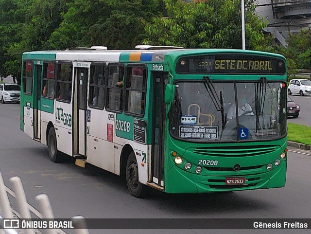 OT Trans - Ótima Salvador Transportes 20208 na cidade de Salvador, Bahia, Brasil, por Gênesis Freitas. ID da foto: 10123263.