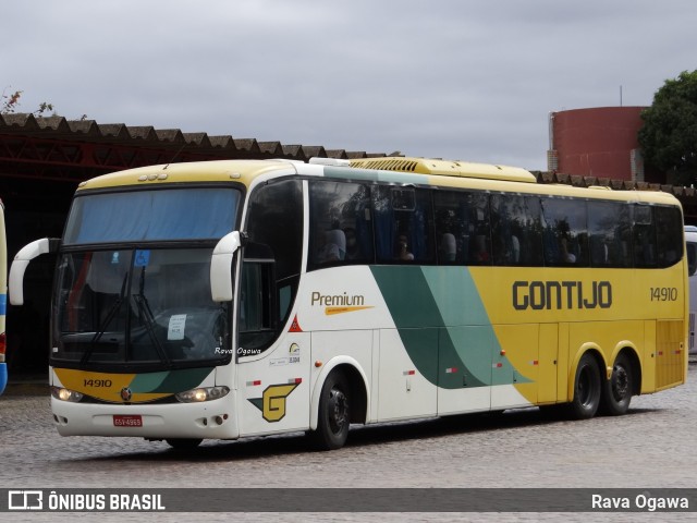 Empresa Gontijo de Transportes 14910 na cidade de Vitória da Conquista, Bahia, Brasil, por Rava Ogawa. ID da foto: 10121214.