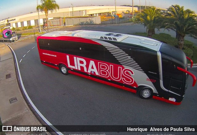 Lirabus 20007 na cidade de Campinas, São Paulo, Brasil, por Henrique Alves de Paula Silva. Número da foto: #10122447.