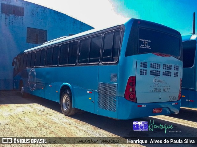 CLA Transportes 5500 na cidade de Jacareí, São Paulo, Brasil, por Henrique Alves de Paula Silva. Número da foto: #10122419.