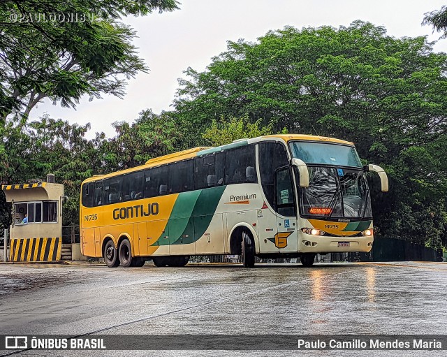 Empresa Gontijo de Transportes 14735 na cidade de São Paulo, São Paulo, Brasil, por Paulo Camillo Mendes Maria. ID da foto: 10121415.