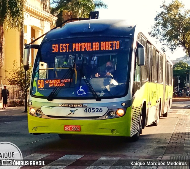 Viação Euclásio 40526 na cidade de Belo Horizonte, Minas Gerais, Brasil, por Kaique Marquês Medeiros . Número da foto: #10120256.