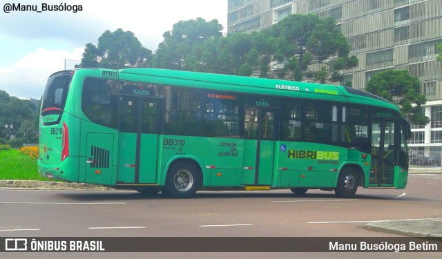 Transporte Coletivo Glória BB310 na cidade de Curitiba, Paraná, Brasil, por Manu Busóloga Betim. Número da foto: #10120074.