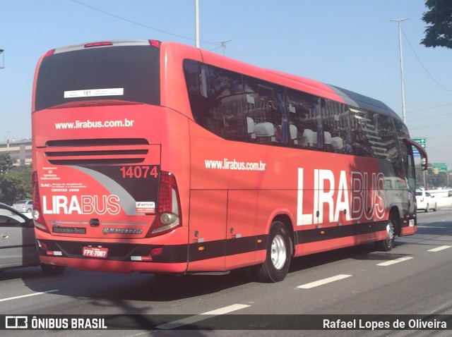 Lirabus 14074 na cidade de São Paulo, São Paulo, Brasil, por Rafael Lopes de Oliveira. ID da foto: 10119919.