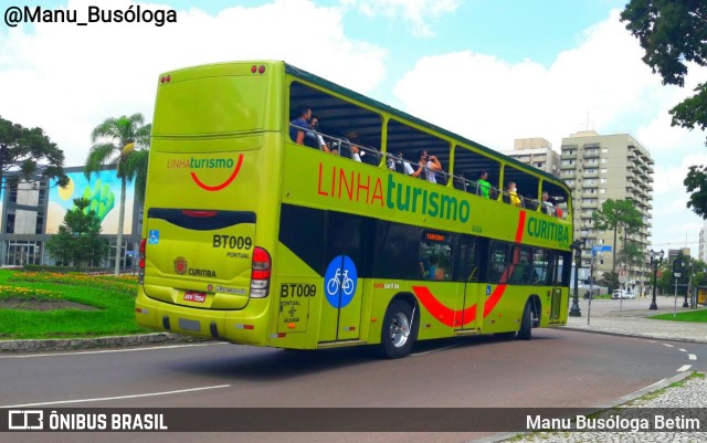 Transporte Coletivo Glória BT009 na cidade de Curitiba, Paraná, Brasil, por Manu Busóloga Betim. Número da foto: #10120053.