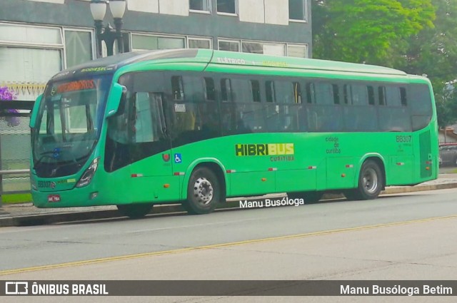 Transporte Coletivo Glória BB307 na cidade de Curitiba, Paraná, Brasil, por Manu Busóloga Betim. Número da foto: #10121883.