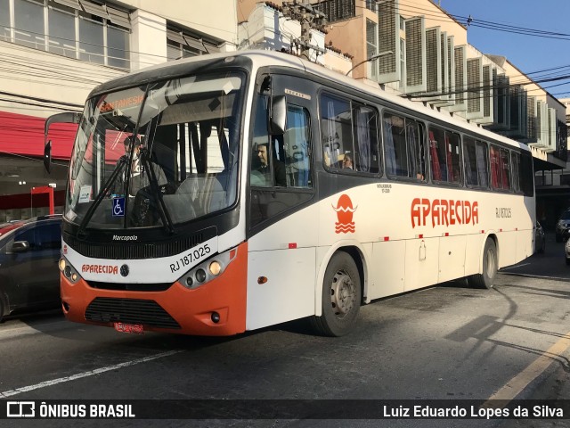VINSAL - Viação Nossa Senhora Aparecida RJ 187.025 na cidade de Barra Mansa, Rio de Janeiro, Brasil, por Luiz Eduardo Lopes da Silva. Número da foto: #10126638.