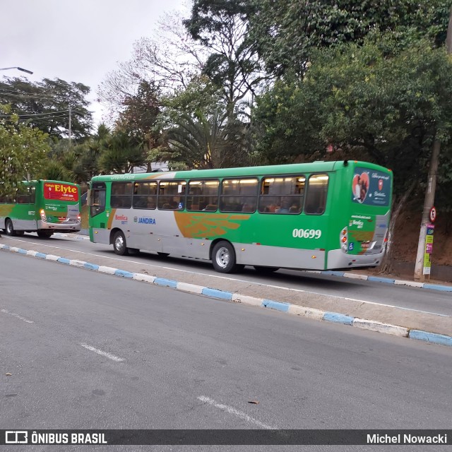 BBTT - Benfica Barueri Transporte e Turismo 00699 na cidade de Jandira, São Paulo, Brasil, por Michel Nowacki. ID da foto: 10126728.