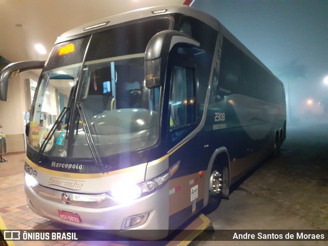 Serodio Turismo 2308 na cidade de Registro, São Paulo, Brasil, por Andre Santos de Moraes. ID da foto: 10127048.