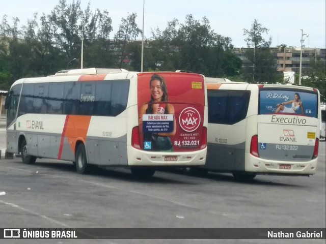 Evanil Transportes e Turismo RJ 132.021 na cidade de Rio de Janeiro, Rio de Janeiro, Brasil, por Nathan Gabriel. Número da foto: #10123780.