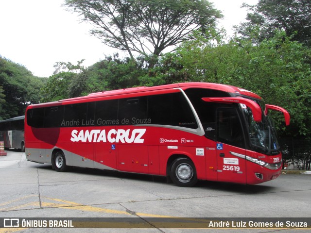 Viação Santa Cruz 25619 na cidade de São Paulo, São Paulo, Brasil, por André Luiz Gomes de Souza. ID da foto: 10125598.