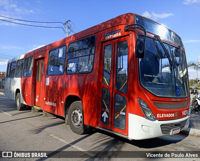 Expresso Unir 14274 na cidade de Belo Horizonte, Minas Gerais, Brasil, por Vicente de Paulo Alves. ID da foto: 10126371.