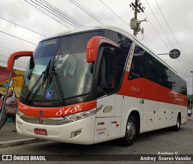 Viação Vale do Tietê 848 na cidade de São Paulo, São Paulo, Brasil, por Andrey  Soares Vassão. Número da foto: #10124604.