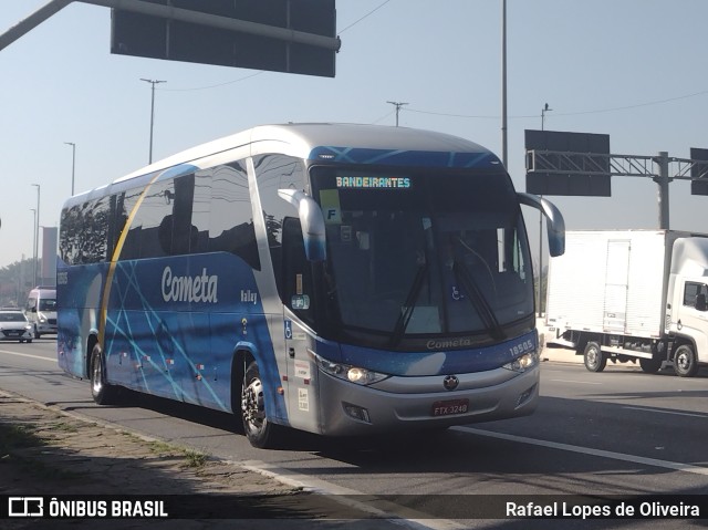 Viação Cometa 18505 na cidade de São Paulo, São Paulo, Brasil, por Rafael Lopes de Oliveira. ID da foto: 10126732.