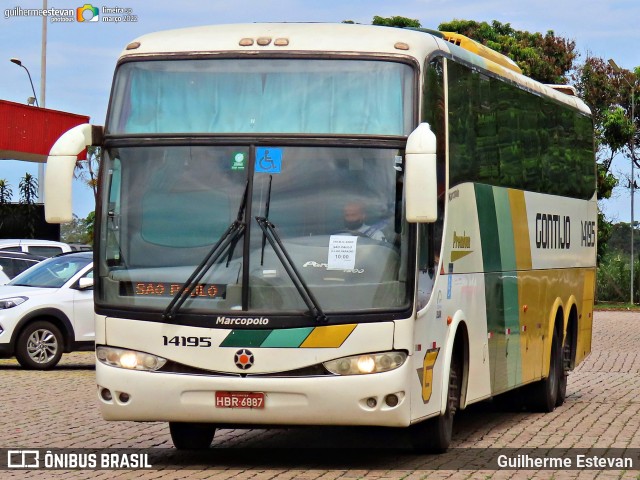 Empresa Gontijo de Transportes 14195 na cidade de Limeira, São Paulo, Brasil, por Guilherme Estevan. ID da foto: 10126465.