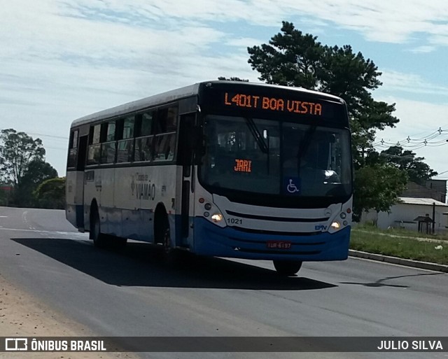 Empresa de Transporte Coletivo Viamão 1021 na cidade de Viamão, Rio Grande do Sul, Brasil, por JULIO SILVA. ID da foto: 10123554.