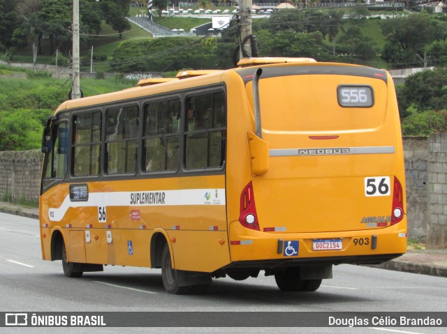 Transporte Suplementar de Belo Horizonte 903 na cidade de Belo Horizonte, Minas Gerais, Brasil, por Douglas Célio Brandao. ID da foto: 10124760.