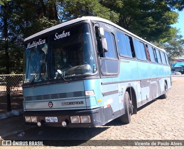 Ônibus Particulares 7227 na cidade de Itaúna, Minas Gerais, Brasil, por Vicente de Paulo Alves. ID da foto: 10125863.