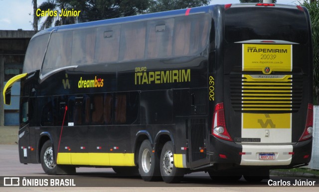 Viação Itapemirim 20039 na cidade de Curitiba, Paraná, Brasil, por Carlos Júnior. Número da foto: #10126596.