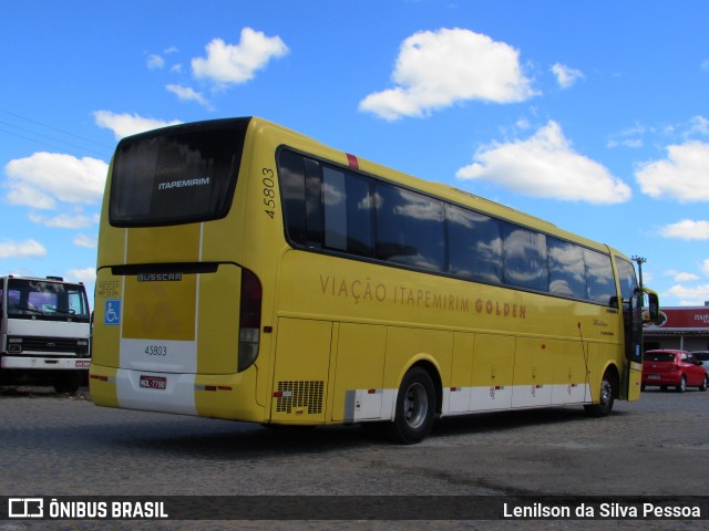 Viação Itapemirim 45803 na cidade de Caruaru, Pernambuco, Brasil, por Lenilson da Silva Pessoa. ID da foto: 10125509.